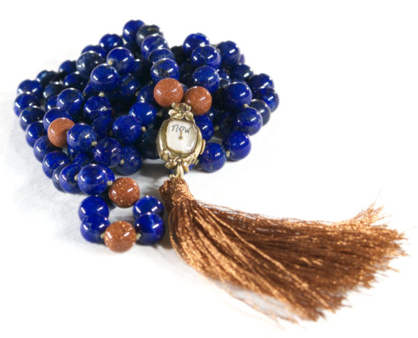 Lapis & Goldstone Mala